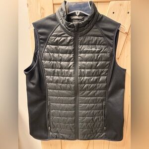 Eddie Bauer Black Quilted Vest
